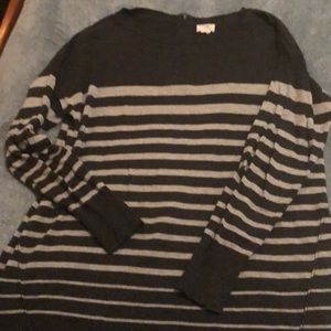 Oversized Caslon sweater blue/gray